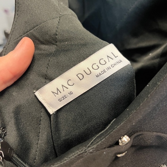 Mac Duggal 70232 Rhinestone Embellished V-Neck Gown - Picture 9 of 11